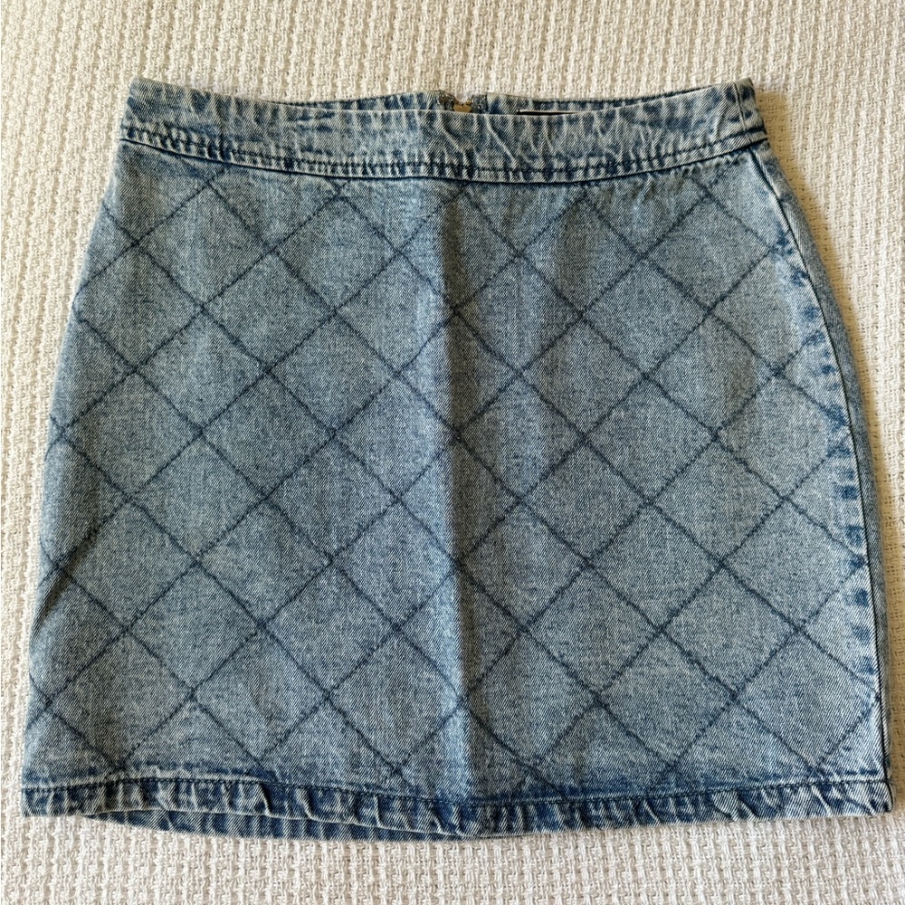 Blue Blush denim skirt